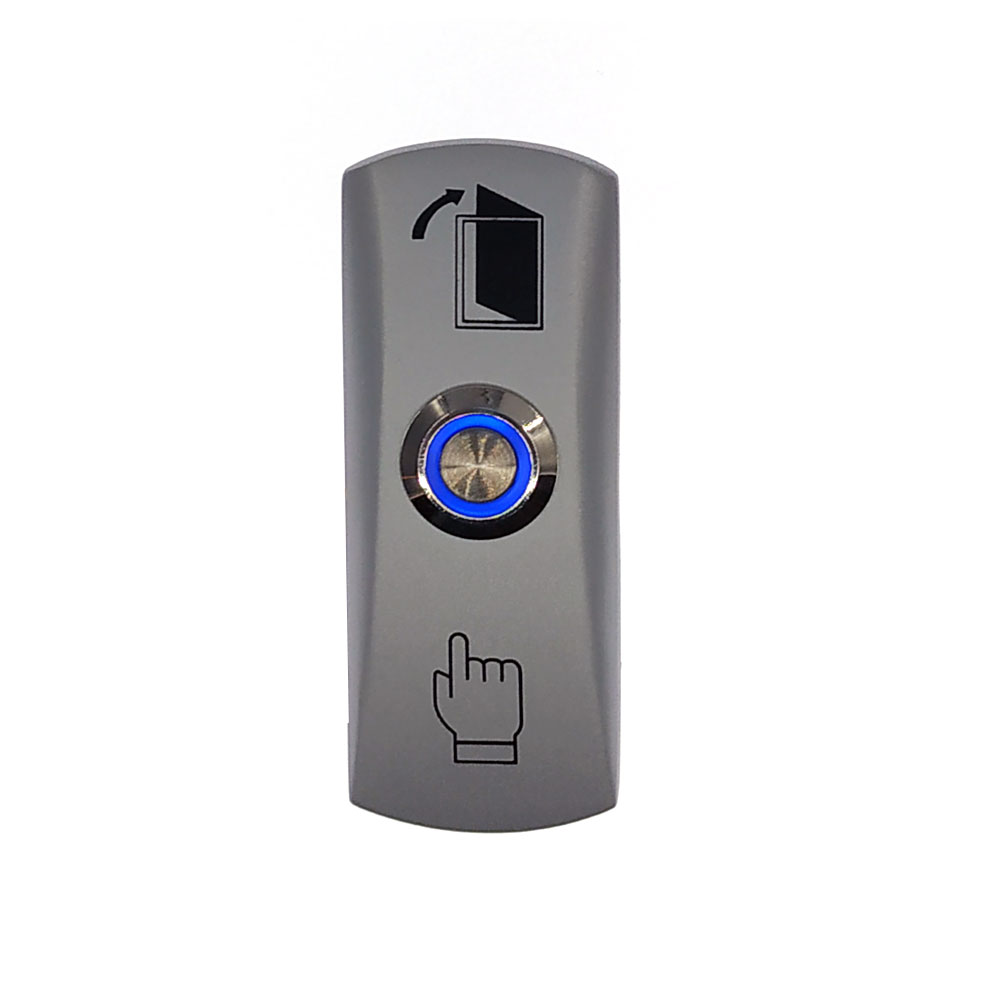 Exit Button Push To Release - 金属出口ボタン LED ライト付きアクセス制御用ボトムボックスドアプッシュ出口ドアリリースボタンスイッチ