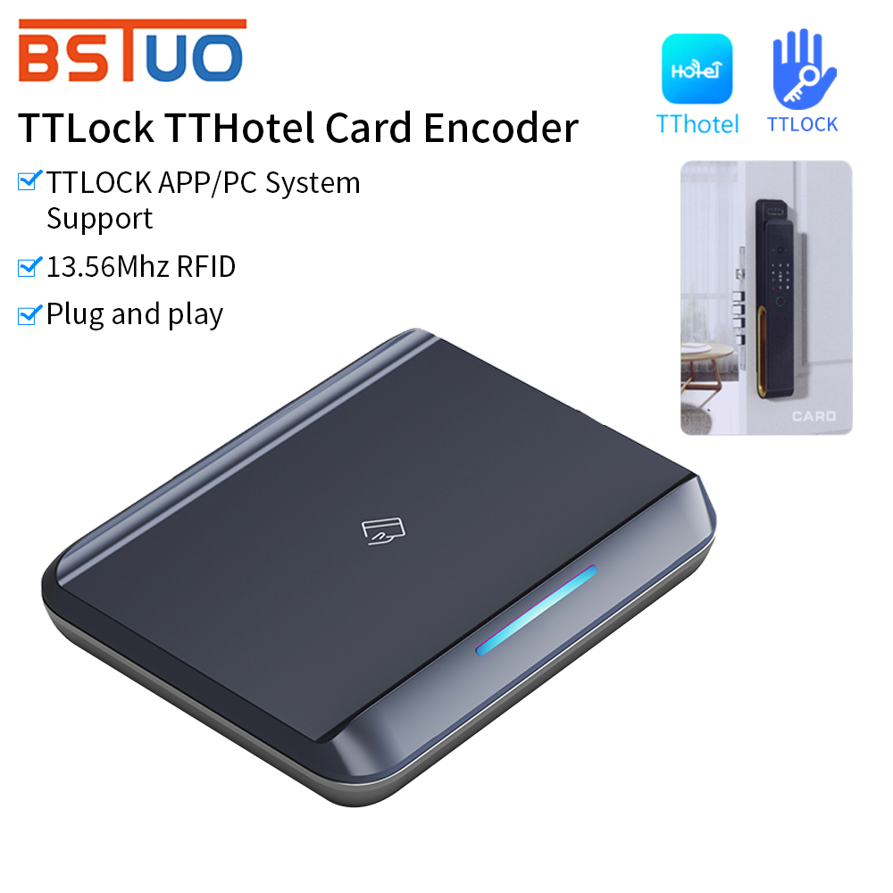 Hotel Lock Card System - TTLOCKカードエンコーダーライターリーダーBluetooth RFIDホテルオンラインドアロックシステムS50 IC M1カードエンコーダーサポートG2ゲートウェイTTHotel