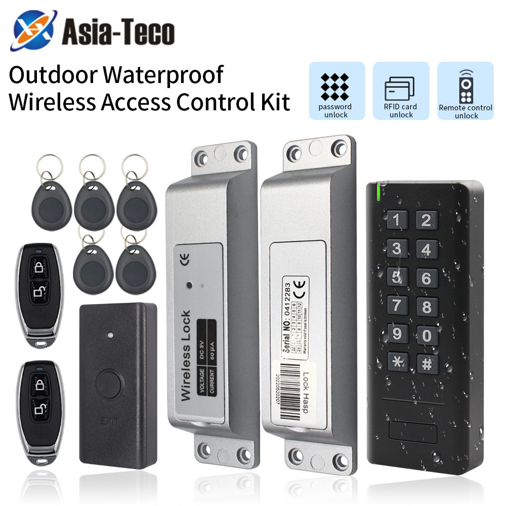 Access Control System Rfid Kit - 防水ワイヤレスアクセス制御キット電子ゲートガレージドアオープナーデジタルセット RFID スマートロックキットアクセス制御システム