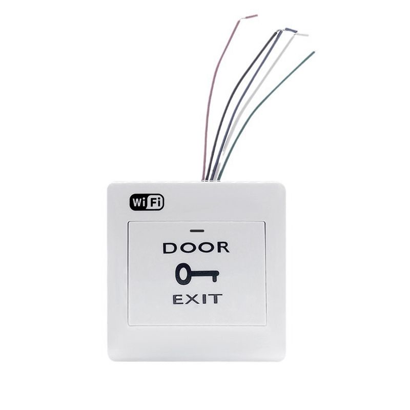 Exit Button Push To Release - B27B Wifi ドア開閉用ワイヤレスリリースプッシュスイッチ Tuya スマートライフ音声制御リモートドア出口ボタン用ドアロック用