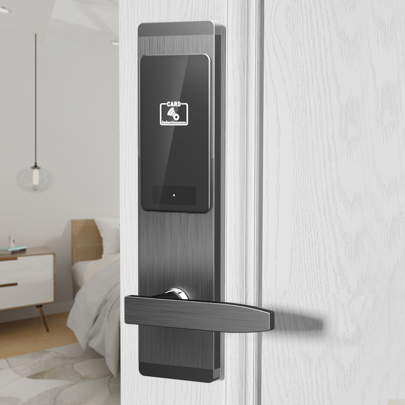 Hotel Lock Card System - ホテルの正面玄関用、管理システムソフトウェア付きベストセラーRFカード電子キーレスドアロック