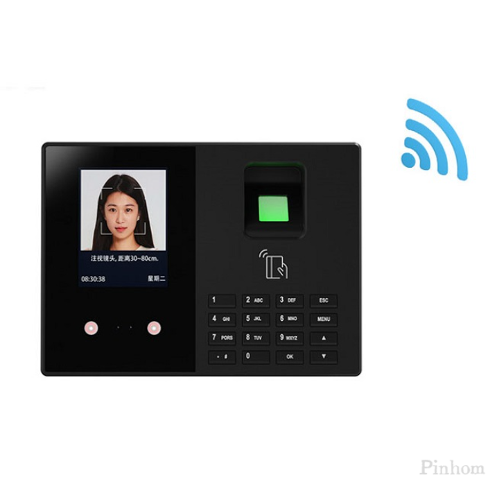 Face Recognition Access Control Terminal - 2.8インチディスプレイ生体認証勤怠管理端末 1000人対応 顔と掌静脈認証アクセス制御製品