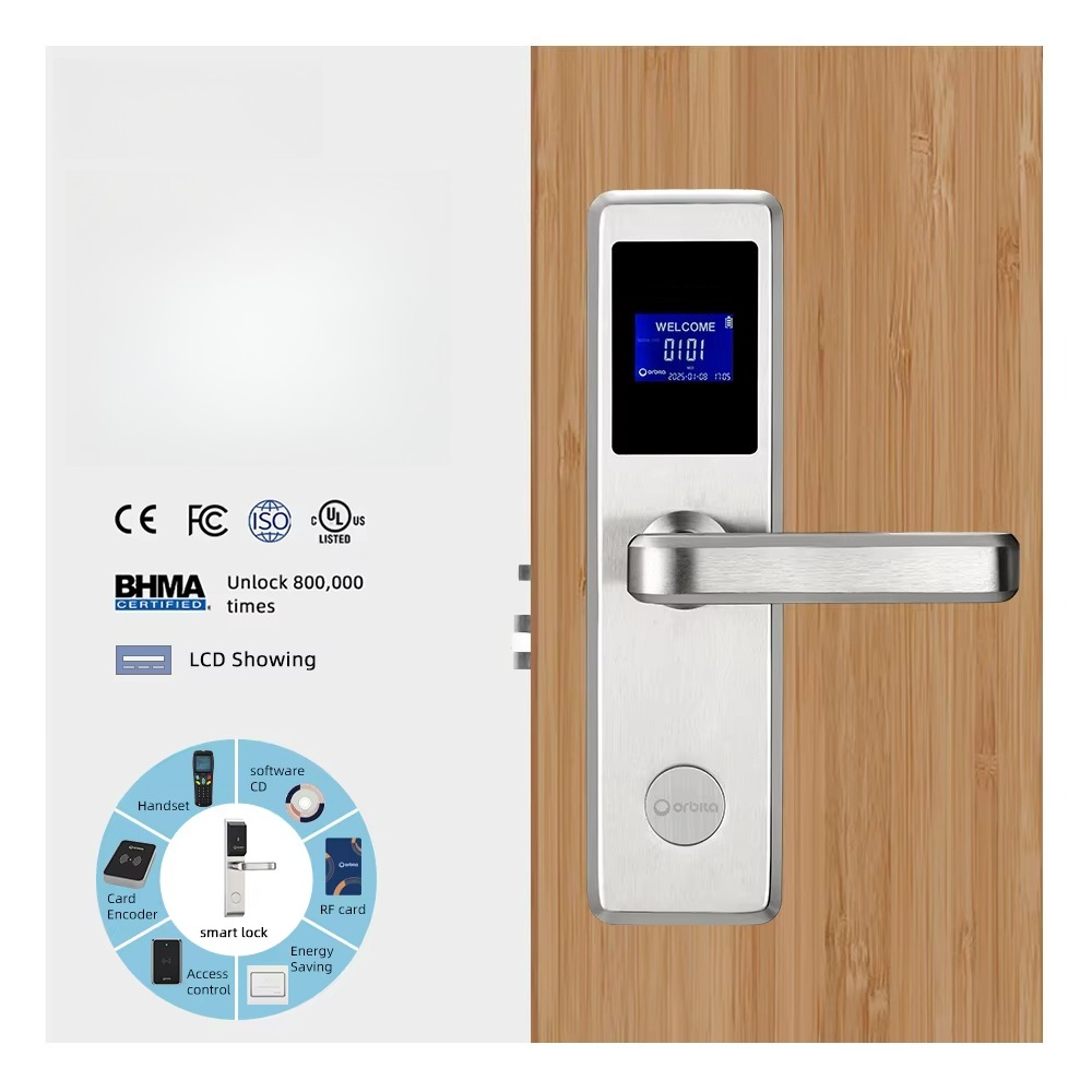 Hotel Lock Card System - 新型ホットホテルロックRFID、電子キーレスデジタルホテルスマートキーカードドアロックシステム、ホテルキーカードロック