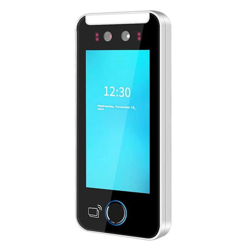 Biometric Time Attendance Machine - インテリジェント生体認証指紋タイムレコーダー 5000ユーザー対応 5インチタッチLCD 2MPカメラ搭載 タイムレコーダー B-Y41A