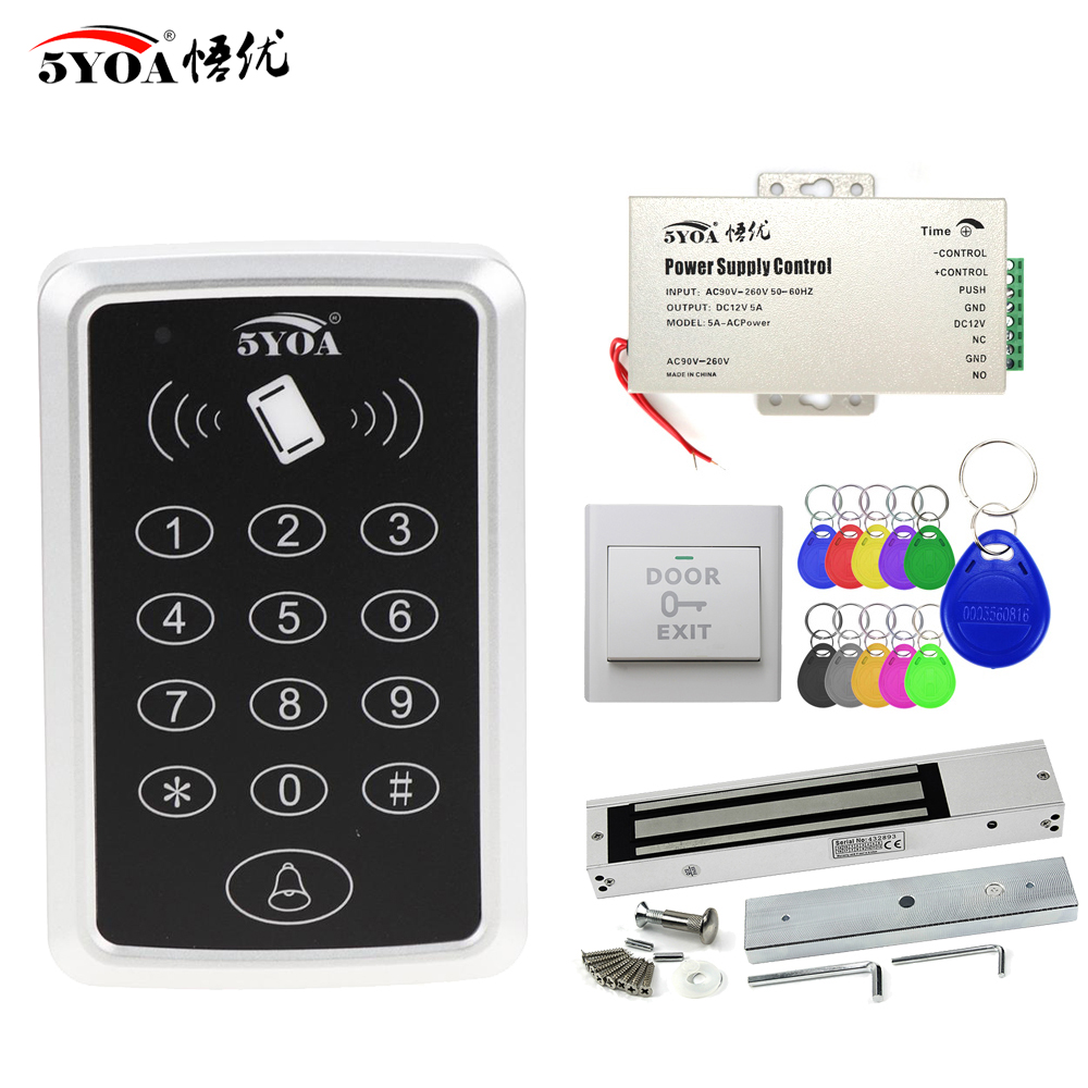 Access Control System Rfid Kit - RFIDアクセス制御システム,電子ドアオープナー,ガレージセット,スマートドアロックキット,磁気電気,自動制御