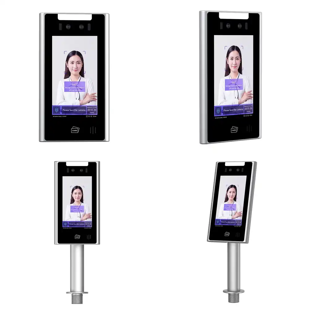 Face Recognition Access Control Terminal - 新入荷 7インチメタル筐体アクセス制御端末 タッチスクリーン搭載 高品質Linux内蔵 顔認証機能付き