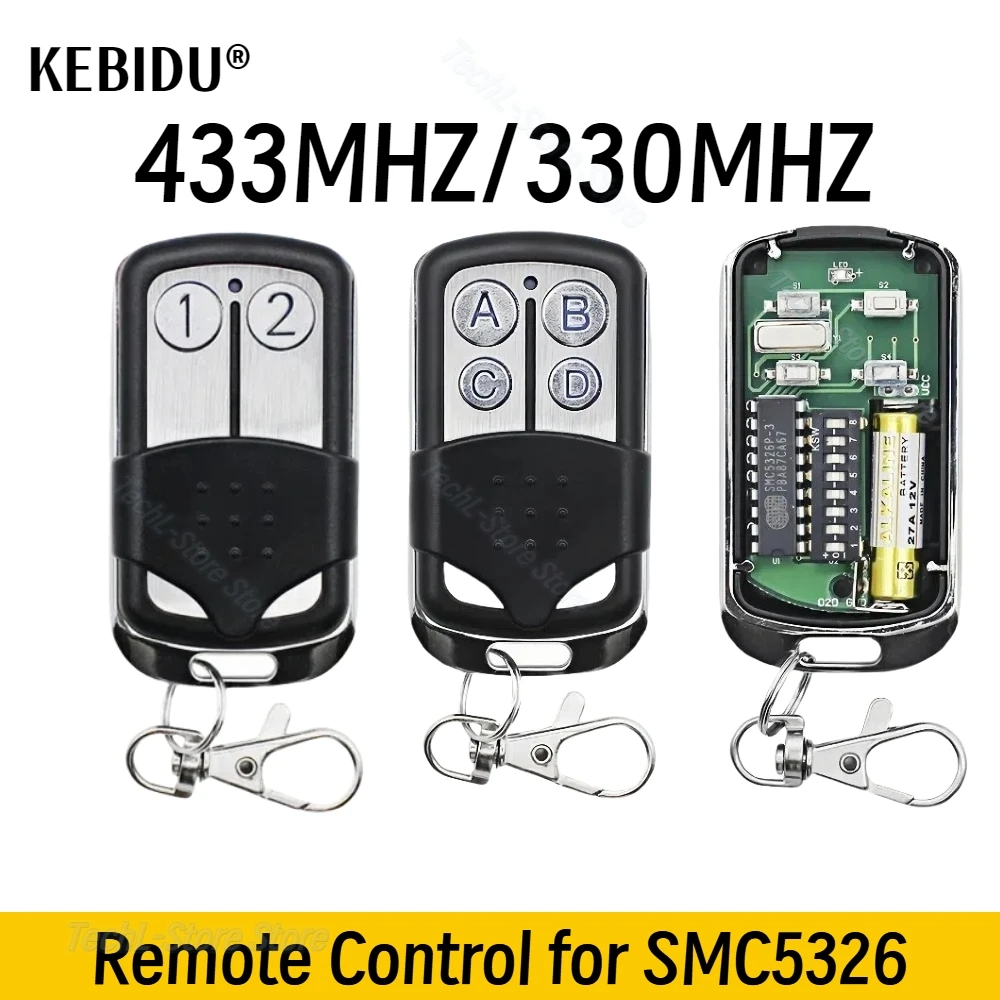 Access Control Board 4 Door - 433MHz 330mhz メタルプッシュボタンリモコン RF ワイヤレスデュプリケーター SMC5326