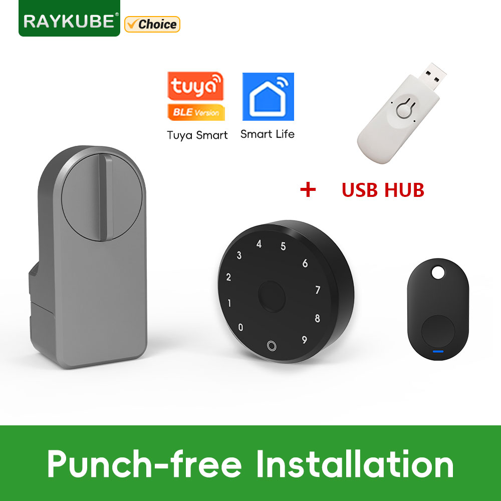 RAYKUBE A1 Pro Tuya BEL スマートドア - Fingerprint Access Control Door のレビューと価格