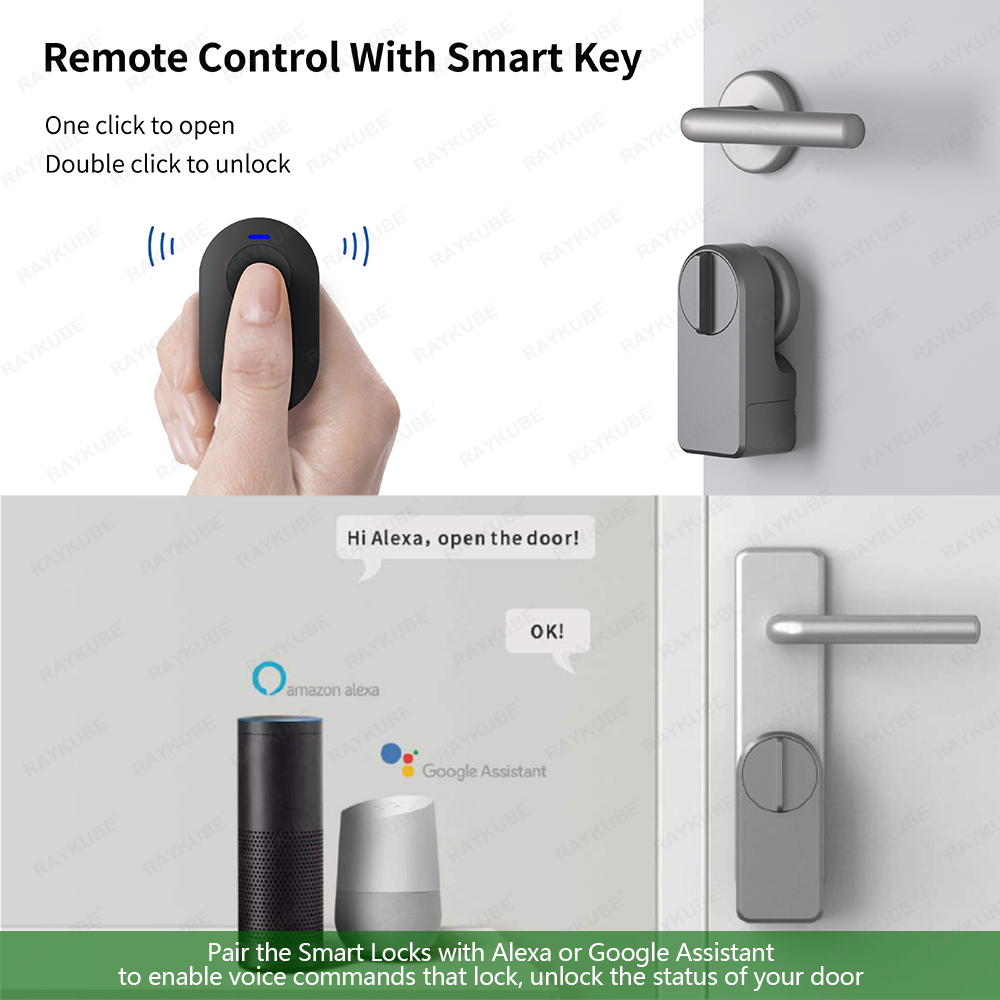 RAYKUBE A1 Pro Tuya BEL スマートドア - Fingerprint Access Control Door のレビューと価格
