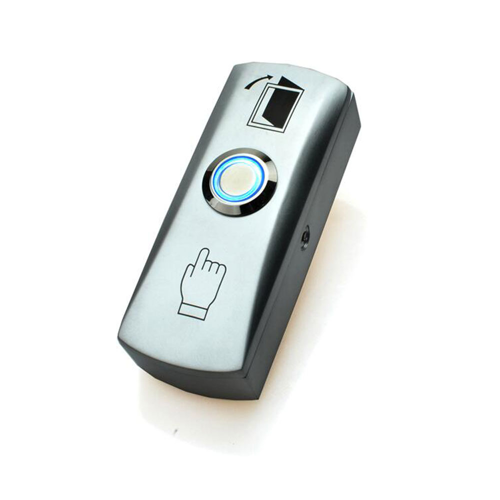 金属出口ボタン LED ライト付きアクセス制御用ボトムボック - Exit Button Push To Release のレビューと価格