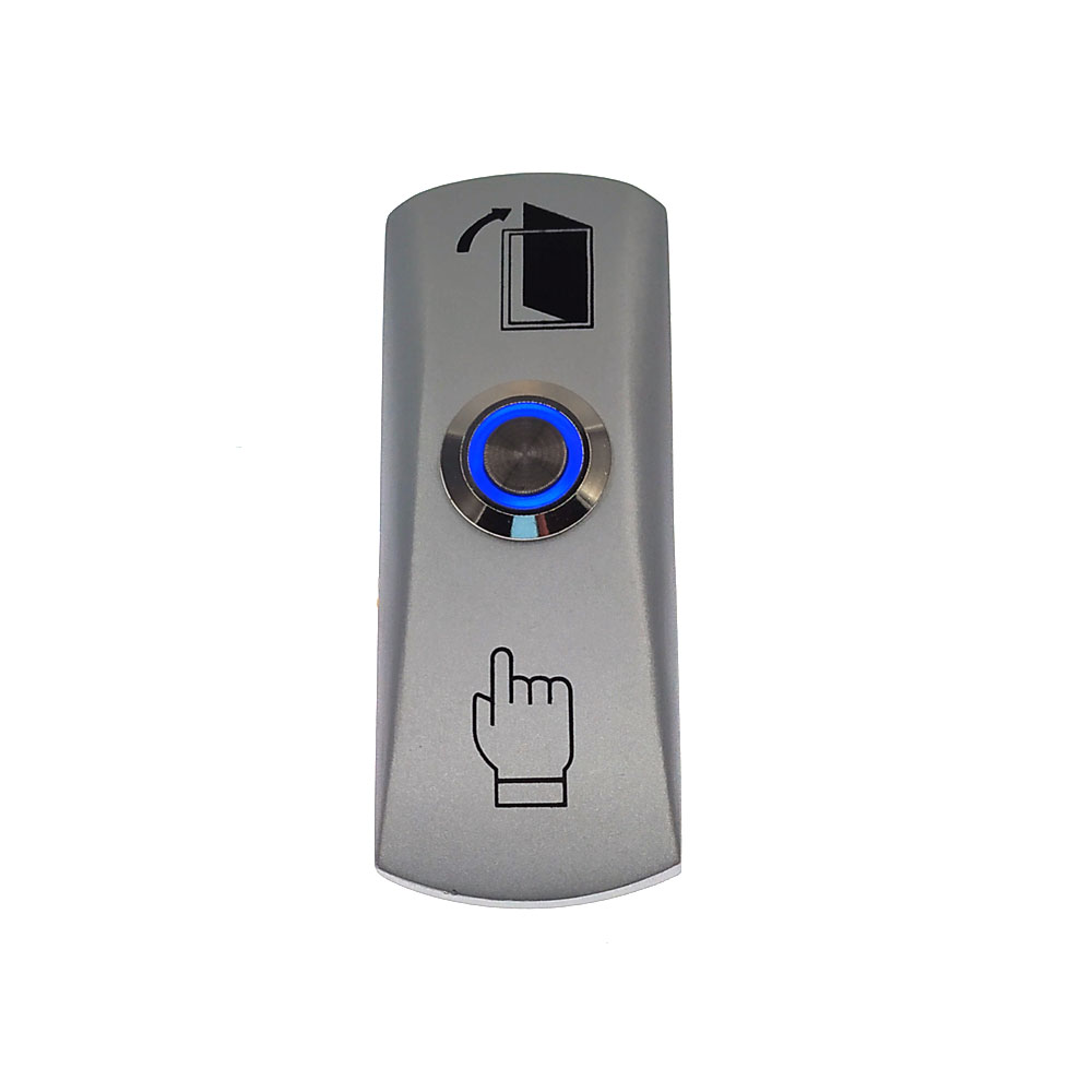 金属出口ボタン LED ライト付きアクセス制御用ボトムボック - Exit Button Push To Release のレビューと価格