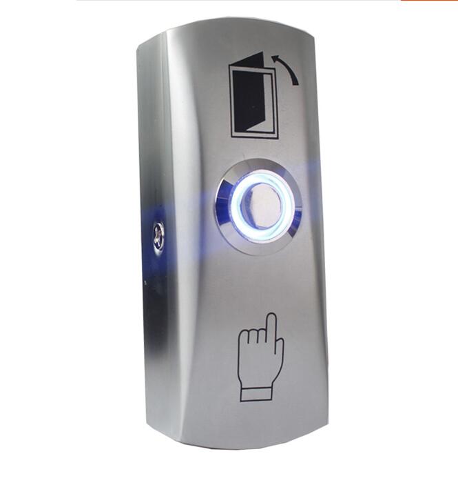 金属出口ボタン LED ライト付きアクセス制御用ボトムボック - Exit Button Push To Release のレビューと価格