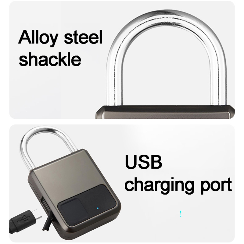 Tuya スマート南京錠 20 番号指紋ロック盗難防止 US - Fingerprint Access Control Door のレビューと価格