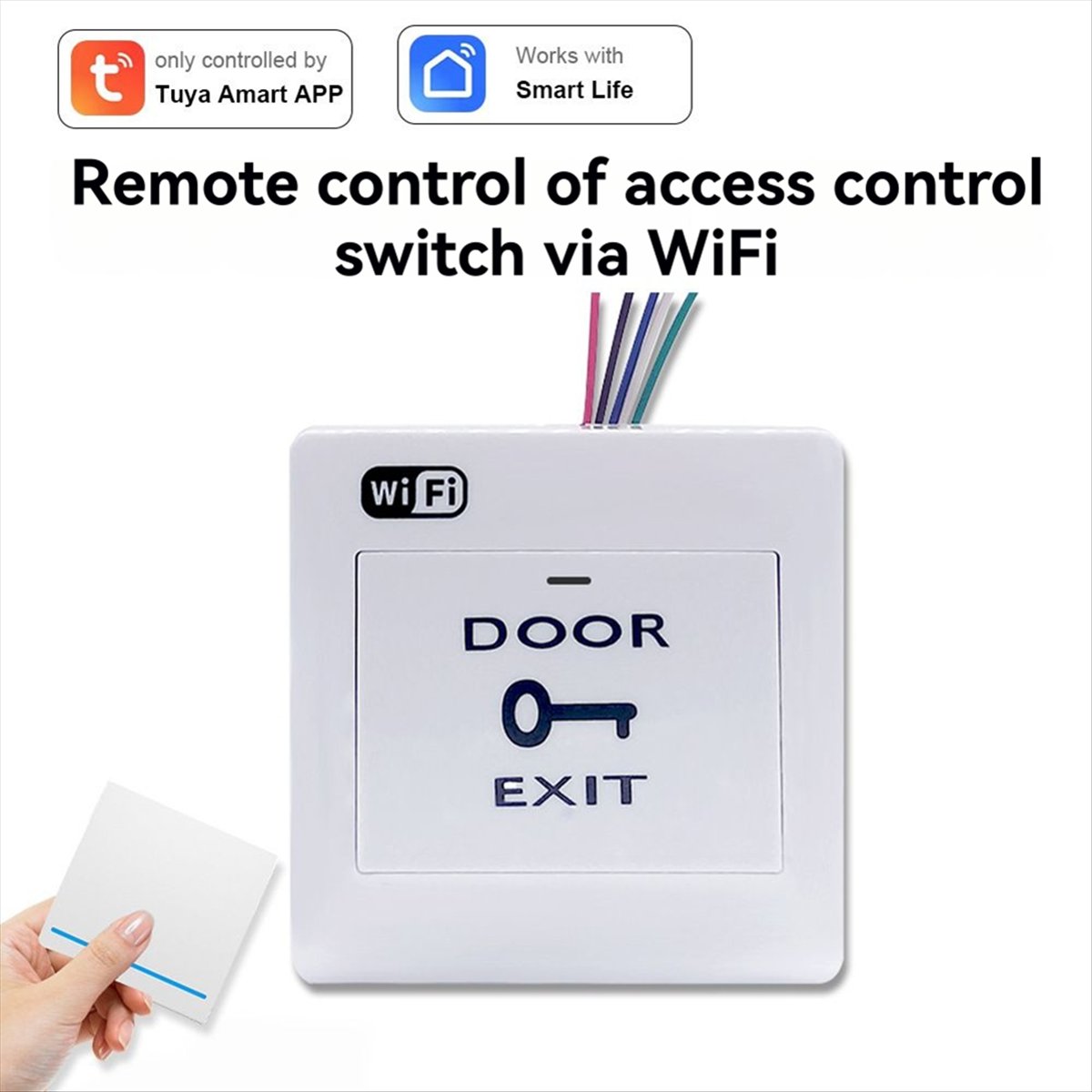 DT82 新しい Tuya スマートライフ WiFi ドア出 - Exit Button Push To Release のレビューと価格