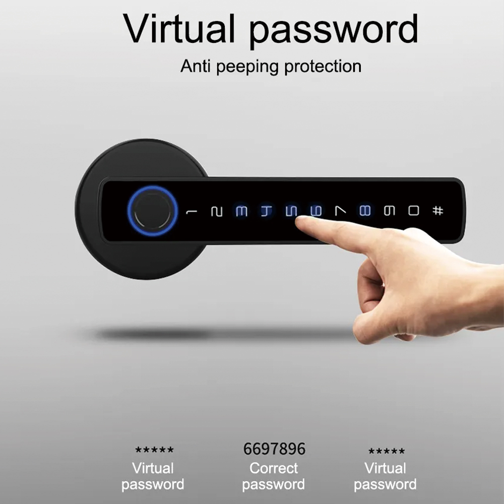 TYSH Tuyaスマート自動セキュリティ生体認証指紋ハンド - Fingerprint Access Control Door のレビューと価格