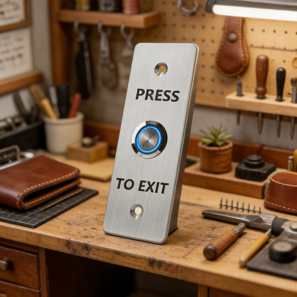 バックライト付きアクセス制御出口ボタンプッシュスイッチ -  - Exit Button Push To Release のレビューと価格