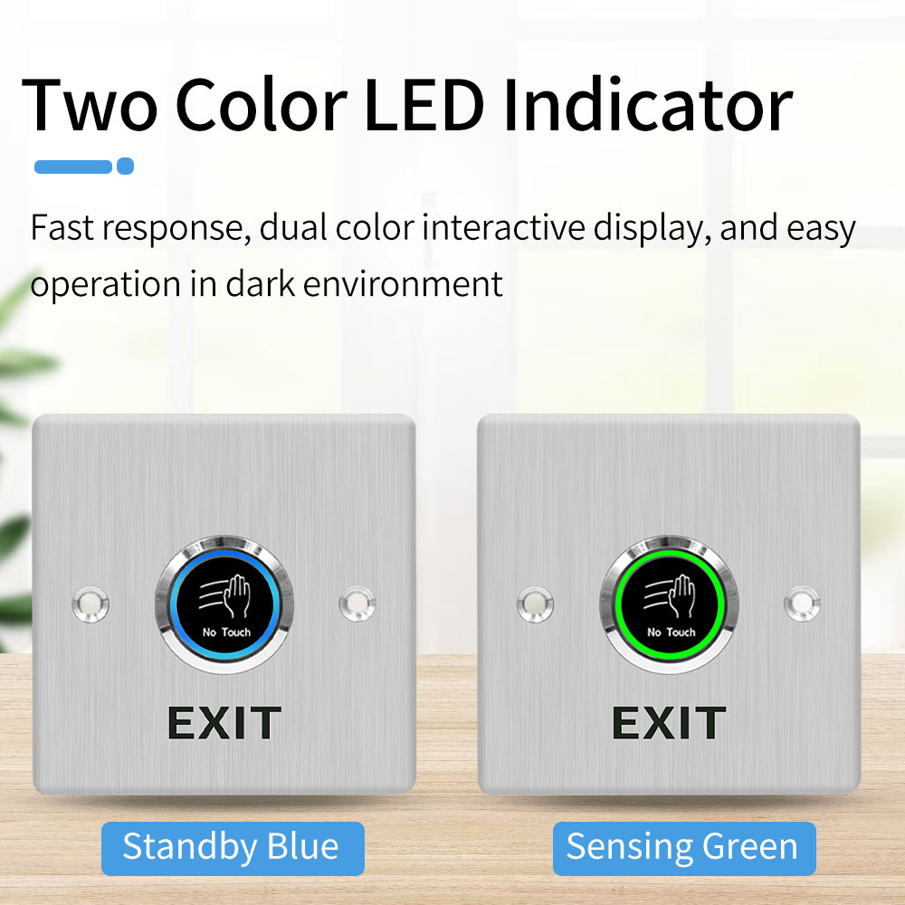 ドア用の防水リリースボタン,ステンレス鋼パネル,ゲート押しス - Exit Button Push To Release のレビューと価格