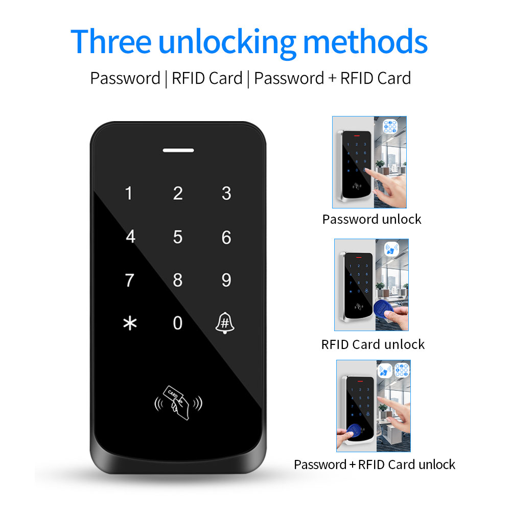 IP68 防水タッチバックライトアクセス制御キーボード RF - Door Access Control Keypad Rfid のレビューと価格