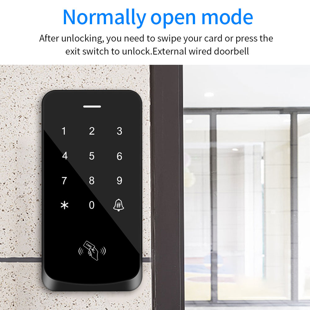 IP68 防水タッチバックライトアクセス制御キーボード RF - Door Access Control Keypad Rfid のレビューと価格