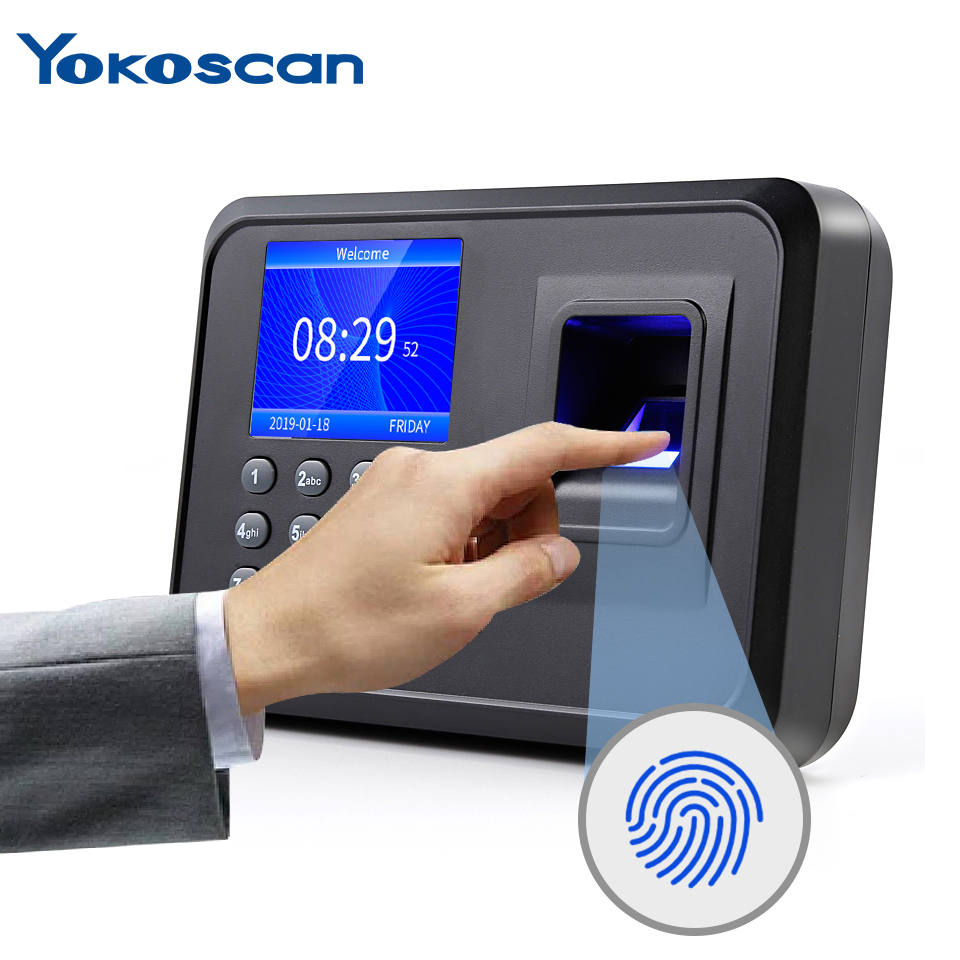 多言語指紋レコーダーマシン、USB、ディスク、生体認識、レコ - Biometric Time Attendance Machine のレビューと価格