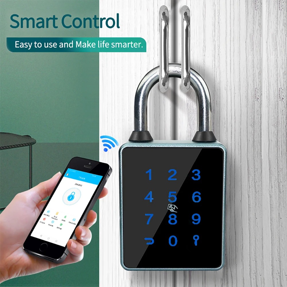 Tuya-盗難防止ラゲッジバッグ,防水電子ドアロック,アプリ - Door Access Control Keypad Rfid のレビューと価格
