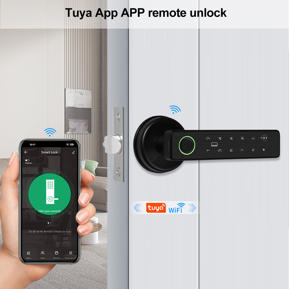 生体認証指紋スマートドアロック,wifi,パスワード,rfi - Door Access Control Keypad Rfid のレビューと価格