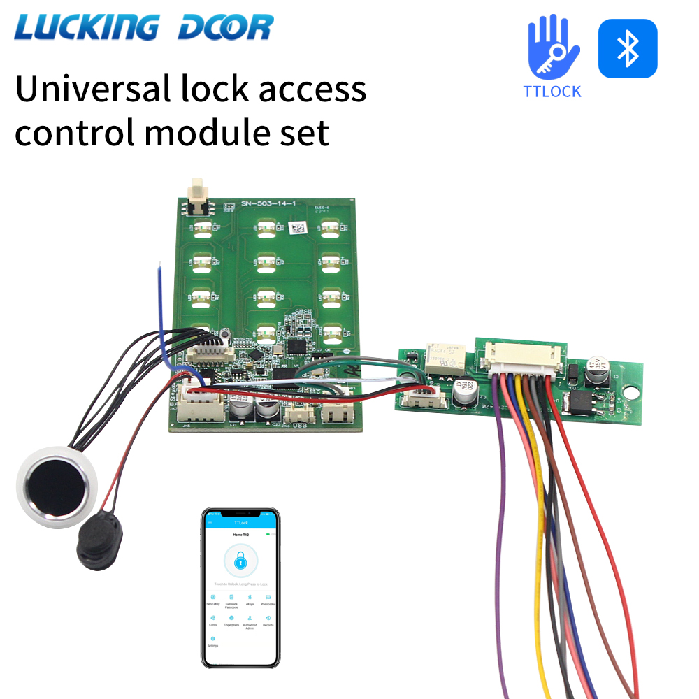 Ttlock-指紋アクセス制御モジュール,RFIDカード,B - Fingerprint Access Control Door のレビューと価格