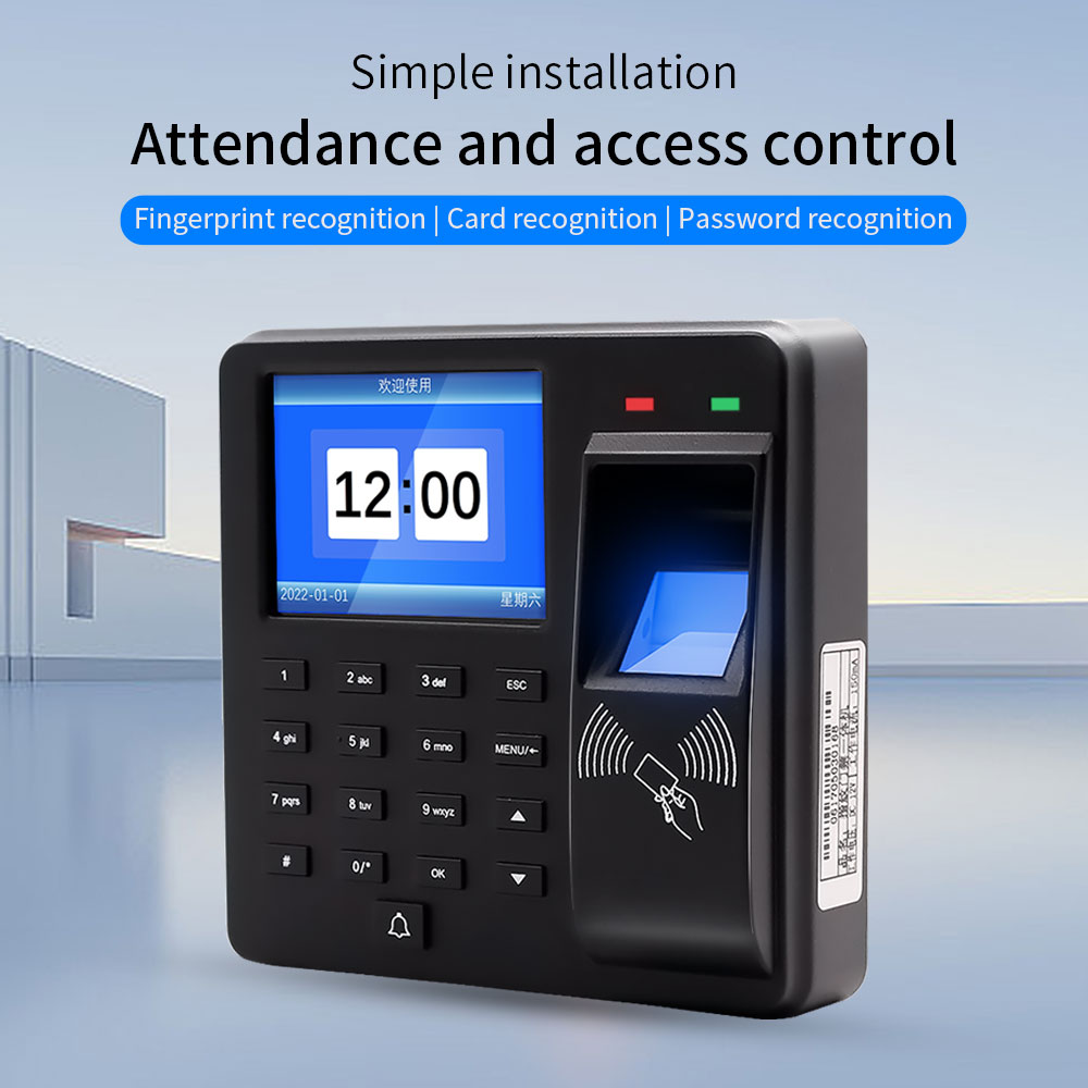生体認証指紋アクセス制御インターホン勤怠管理機デジタル電気R - Biometric Time Attendance Machine のレビューと価格