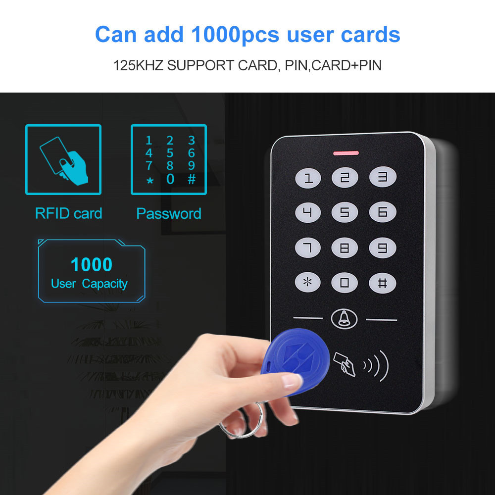 Obo手ドアアクセス制御システムキットrfidキーパッド + - Door Access Control Keypad Rfid のレビューと価格