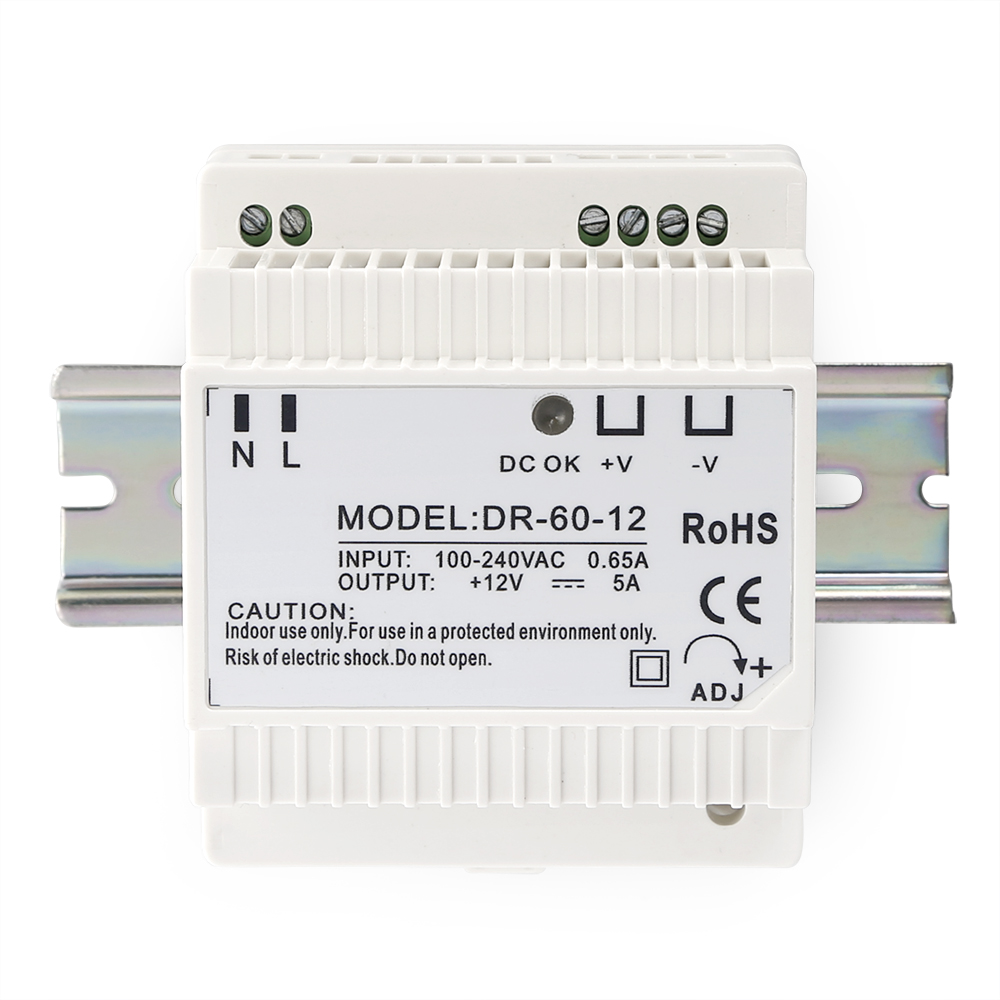 セキュリティ電源装置 DIN レール 12V 5A 過負荷/ - Access Control Power Supply 12V 5A のレビューと価格