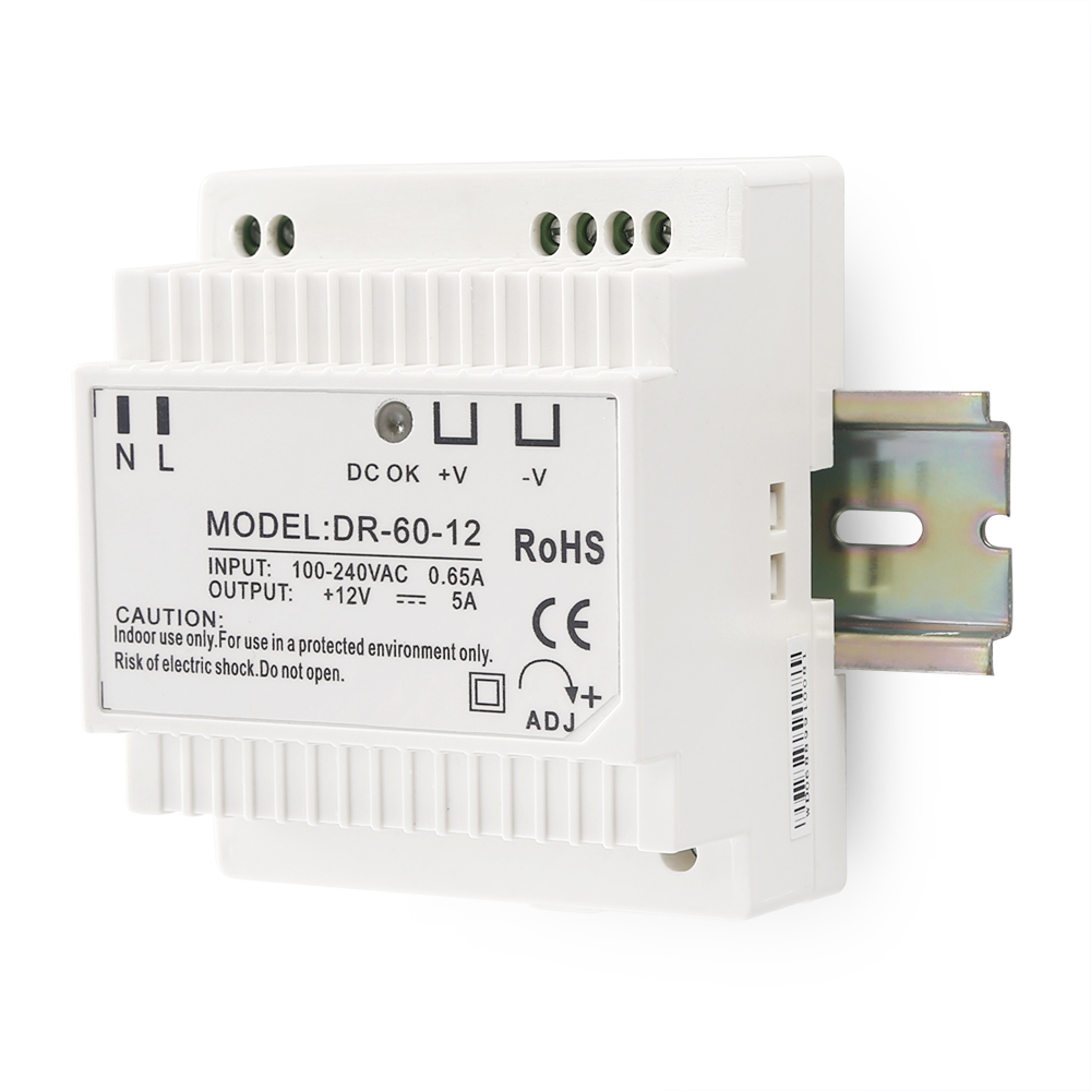 セキュリティ電源装置 DIN レール 12V 5A 過負荷/ - Access Control Power Supply 12V 5A のレビューと価格