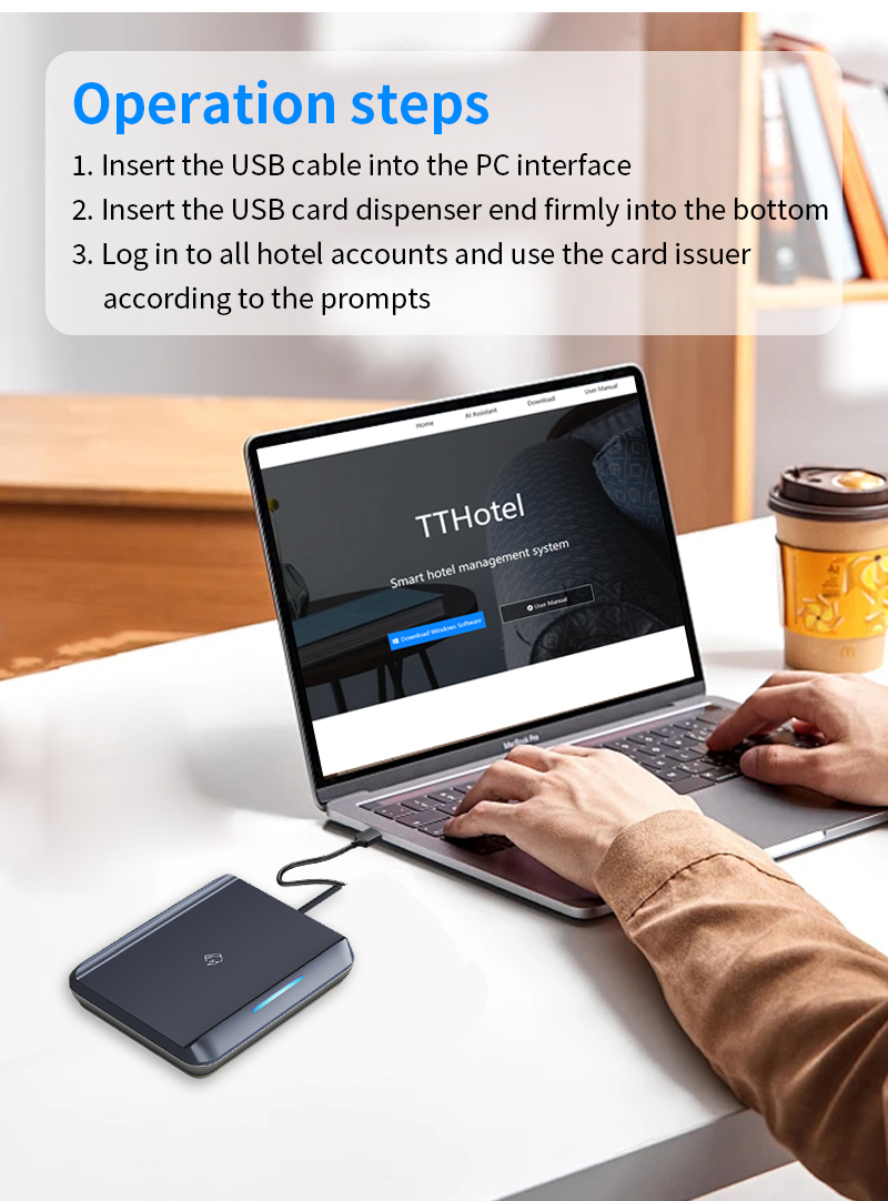 E5SN USB RFID M1 S50 カードエンコーダー - Hotel Lock Card System のレビューと価格