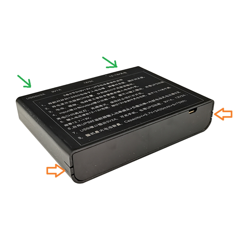 USB 5V出力 DC 9V 12V対応 6x 18650  - Access Control Power Supply 12V 5A のレビューと価格