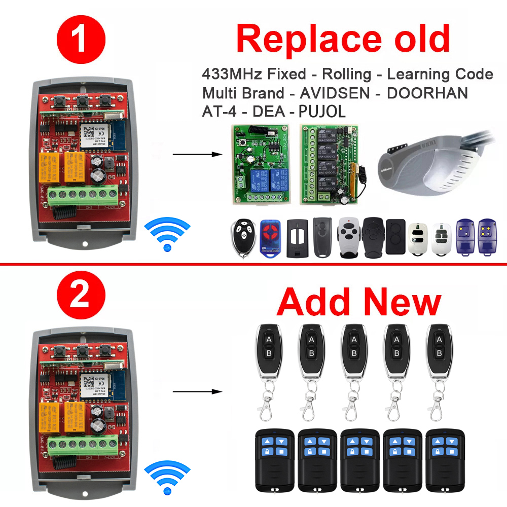 Tuya-Wi-Fiスマートドアオープナー,ガレージドア用の - Turnstile Gate Access Control のレビューと価格