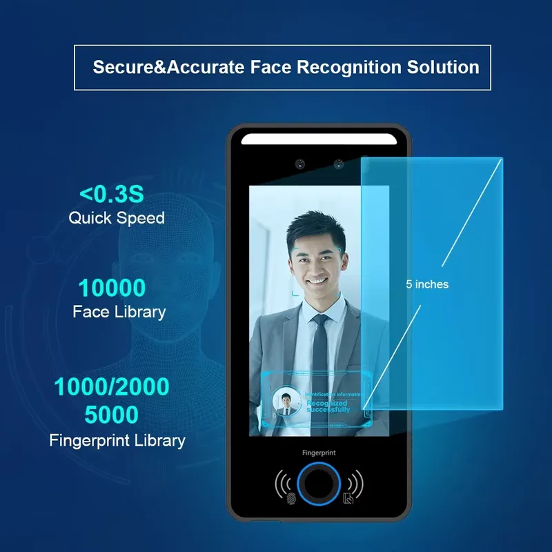 2026年最新AI生体認証顔認識端末QRコードスキャナー勤怠 - Biometric Time Attendance Machine のレビューと価格