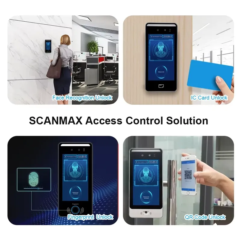 2026年最新AI生体認証顔認識端末QRコードスキャナー勤怠 - Biometric Time Attendance Machine のレビューと価格