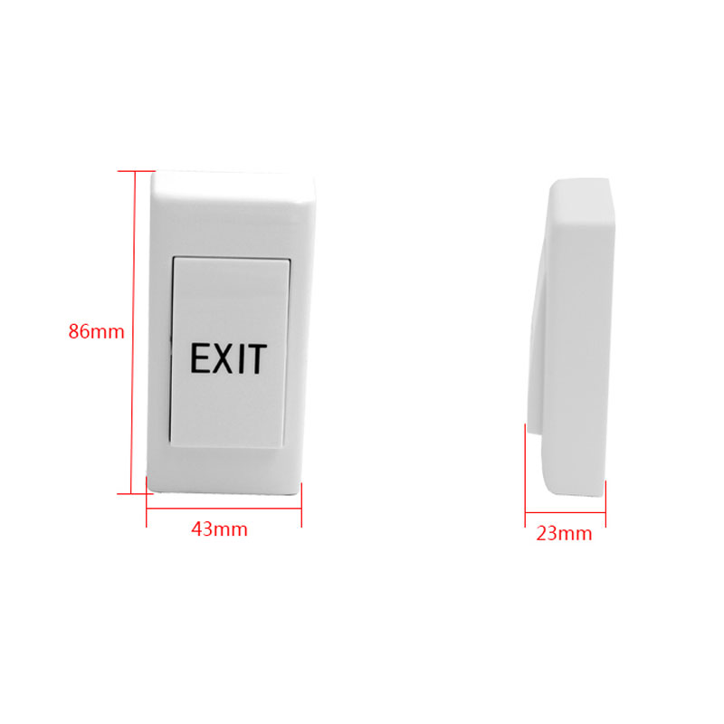 10個のミニ出口ボタン、ボトムボックスドアリリースプッシュ出 - Exit Button Push To Release のレビューと価格