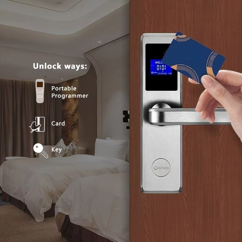 新型ホットホテルロックRFID、電子キーレスデジタルホテルス - Hotel Lock Card System のレビューと価格