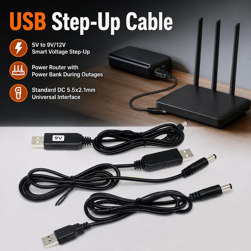 USB-DC昇圧ケーブル。5V、9V、12Vの電圧変換が可能 - Access Control Power Supply 12V 5A のレビューと価格