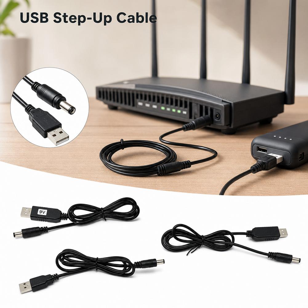 USB-DC昇圧ケーブル。5V、9V、12Vの電圧変換が可能 - Access Control Power Supply 12V 5A のレビューと価格