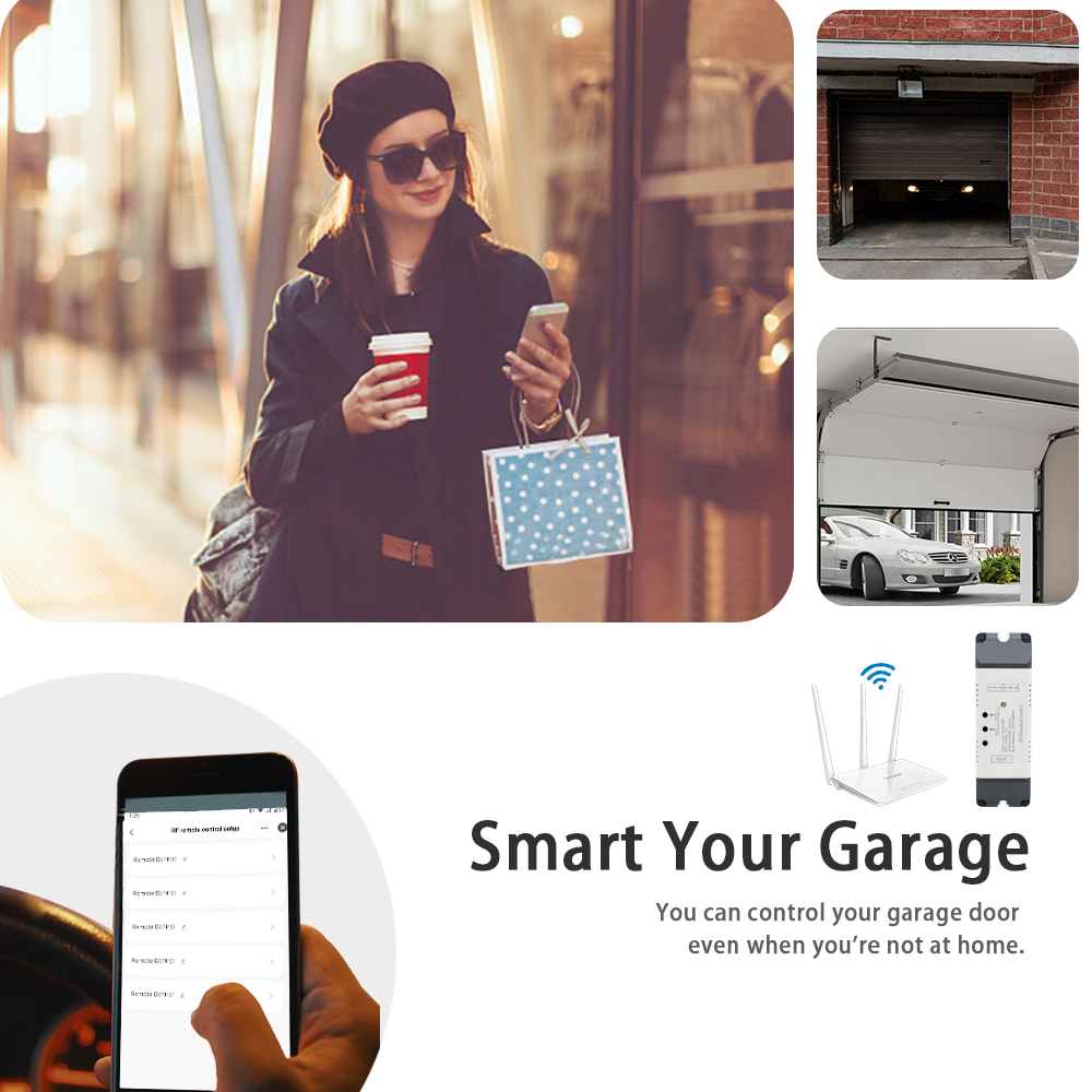 EWelink WiFi スイッチスマートガレージドアオープ - Turnstile Gate Access Control のレビューと価格