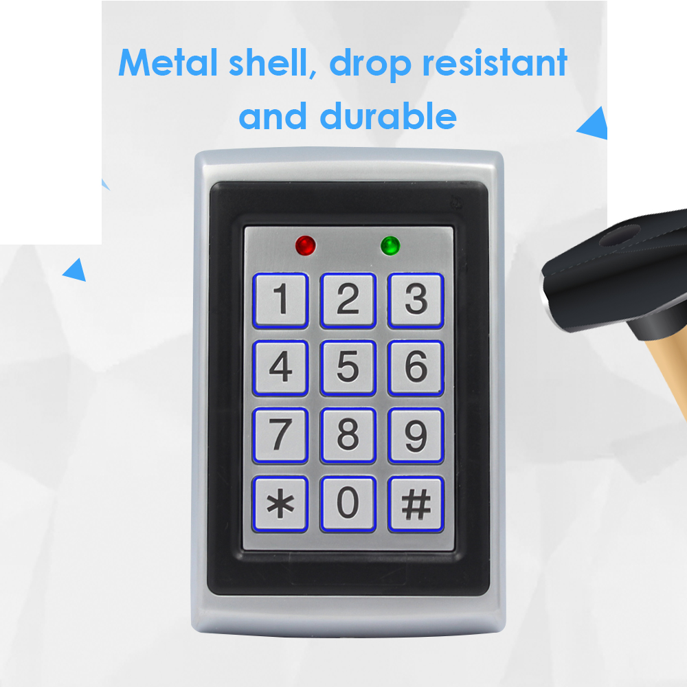 金属製アクセス制御キーパッド,125ユーザー,RFIDカード - Door Access Control Keypad Rfid のレビューと価格