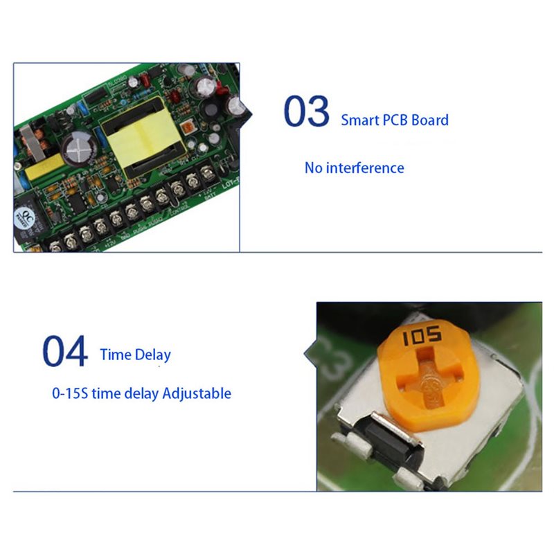 A24U DC 12V 5A 電気錠アクセス制御用電源装置 - Access Control Power Supply 12V 5A のレビューと価格