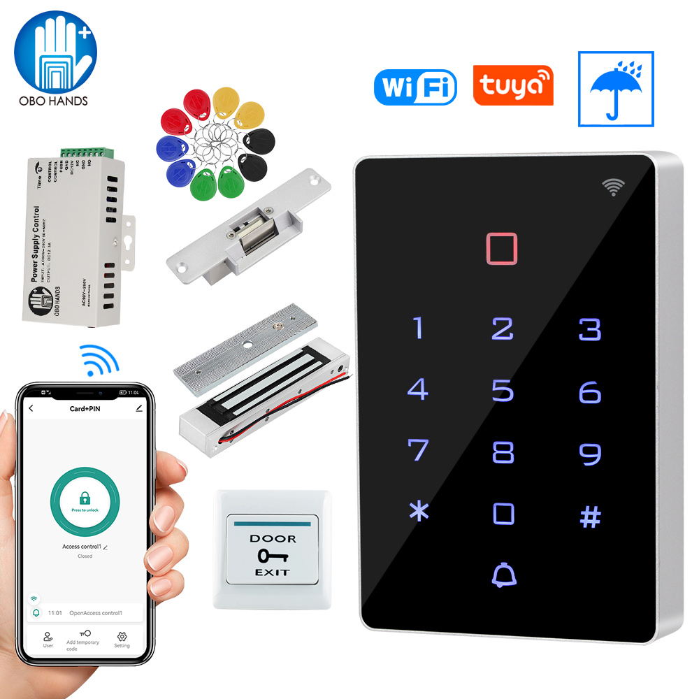 Tuya-アプリケーションとドアアクセス制御システム,防水, - Door Access Control Keypad Rfid のレビューと価格