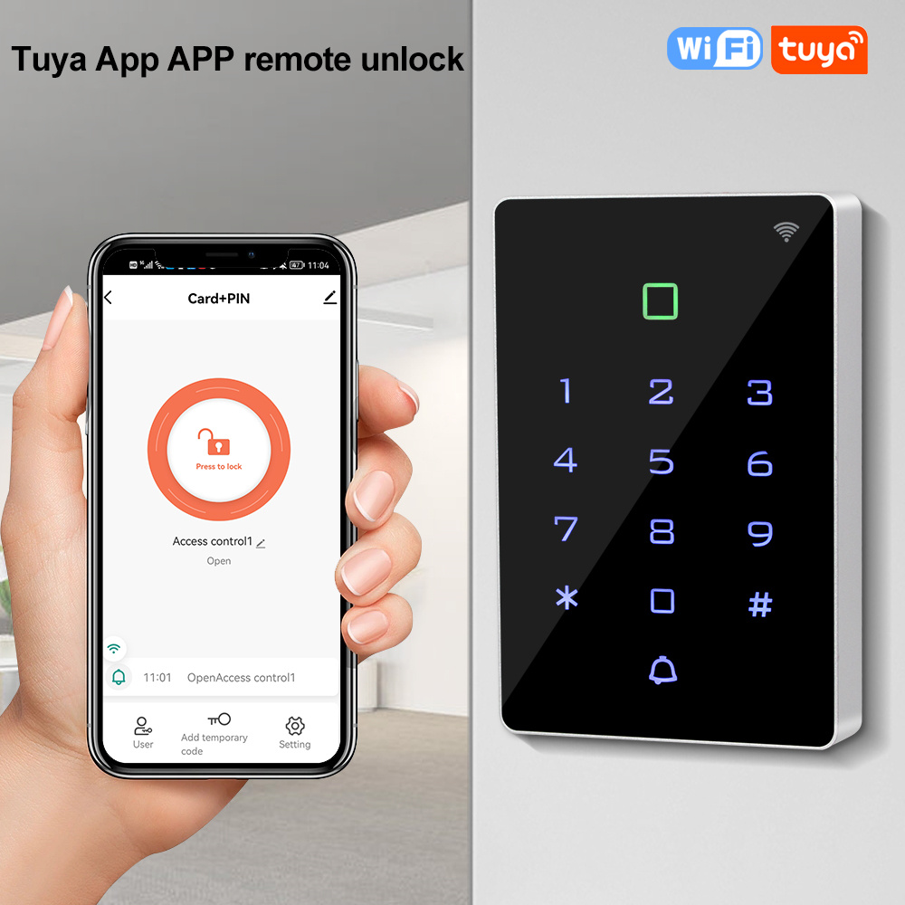Tuya-アプリケーションとドアアクセス制御システム,防水, - Door Access Control Keypad Rfid のレビューと価格