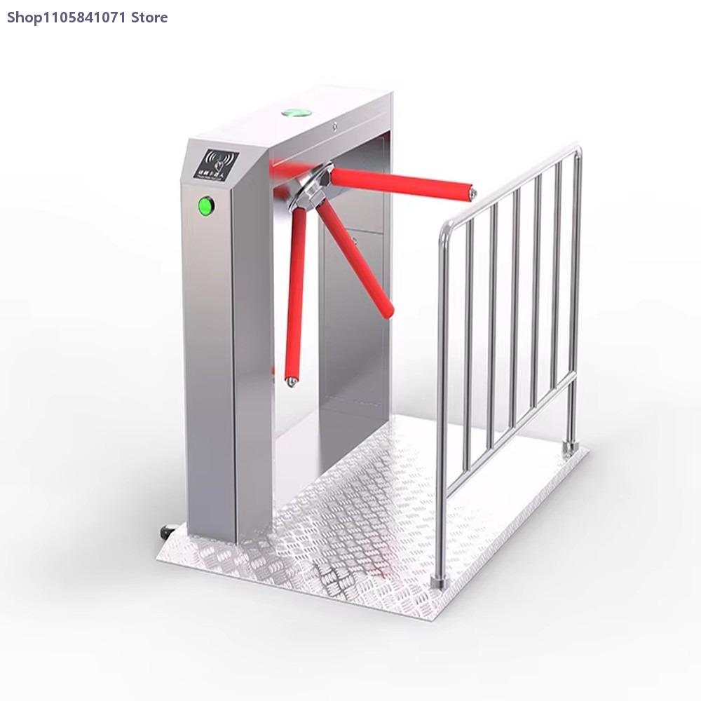 RFID、QRコード、顔認識、指紋認証、三脚式回転ゲート、歩 - Turnstile Gate Access Control のレビューと価格