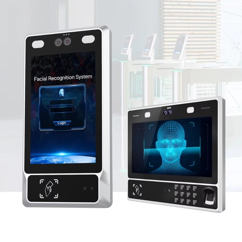 11.6インチ顔認証アクセス制御装置AI生体認証指紋スキャナ - Biometric Time Attendance Machine のレビューと価格