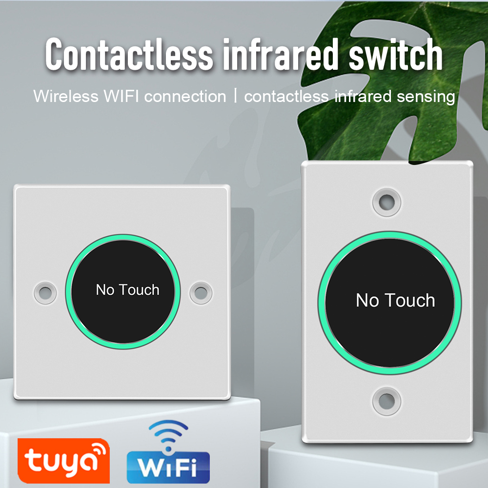 Tuyaアプリ対応Wi-Fiスマートスイッチ ドア出口プッシ - Exit Button Push To Release のレビューと価格
