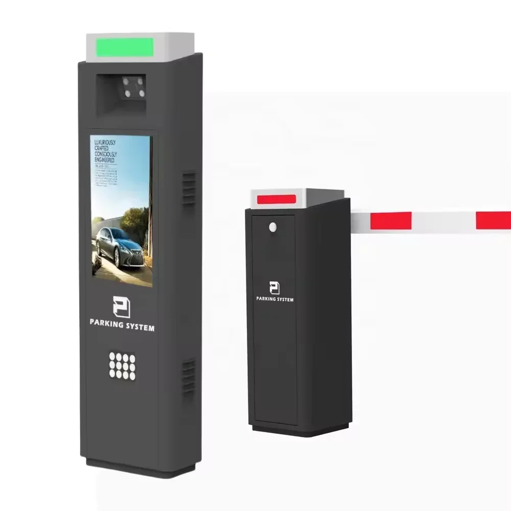 駐車システムLCDディスプレイ多言語対応ナンバープレート認識 - Gate Barrier Parking System のレビューと価格
