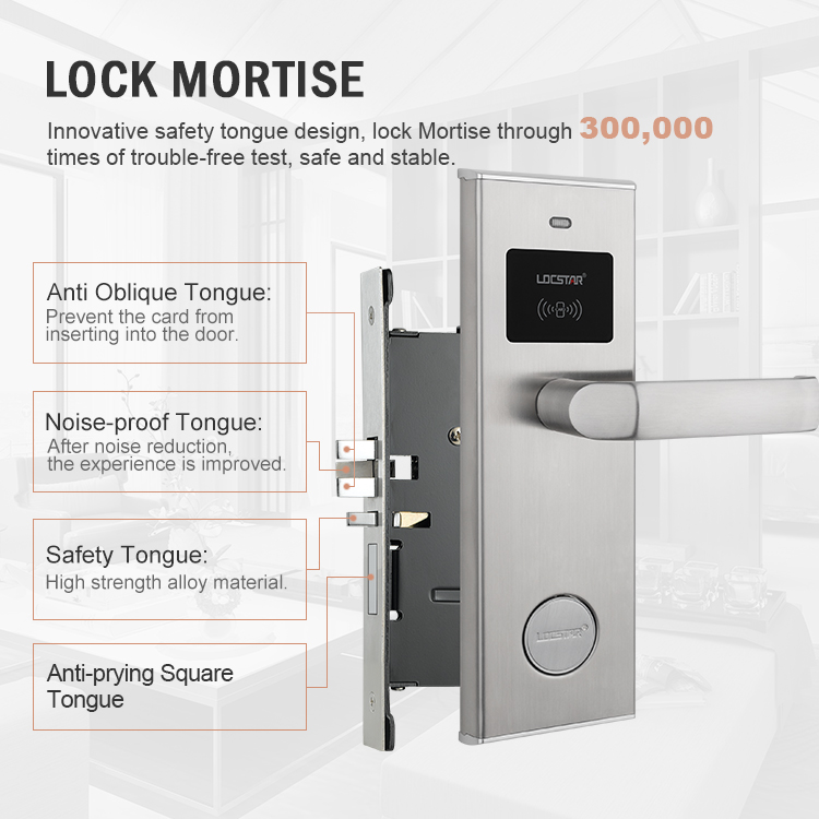 スターホテル向けの新しいファッションで人気のあるRFIDソフ - Hotel Lock Card System のレビューと価格